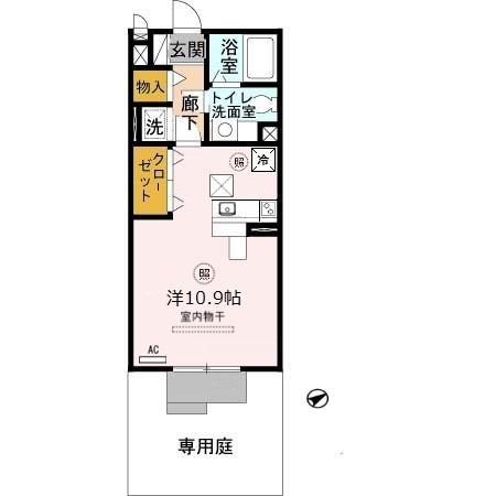 1階の間取り図