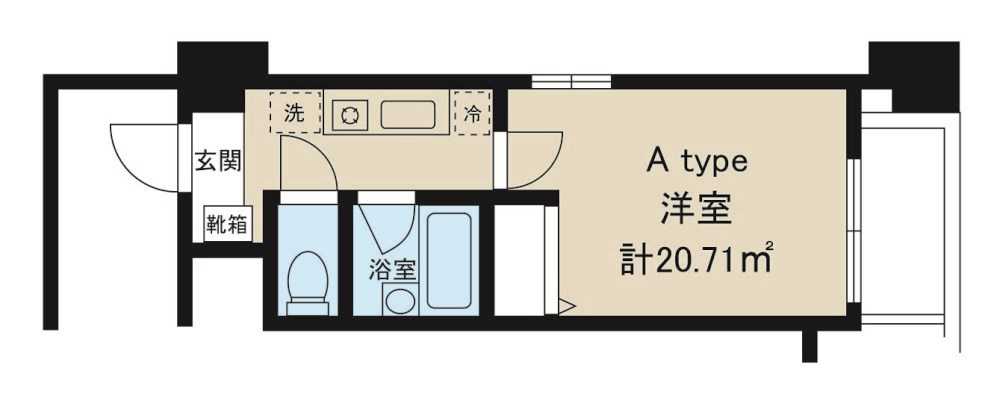 5階の間取り図