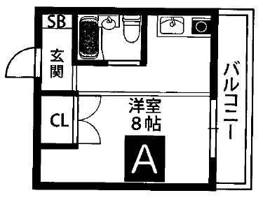 2階の間取り図