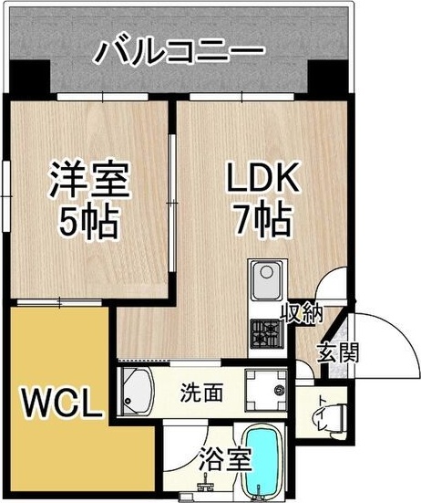 2階の間取り図