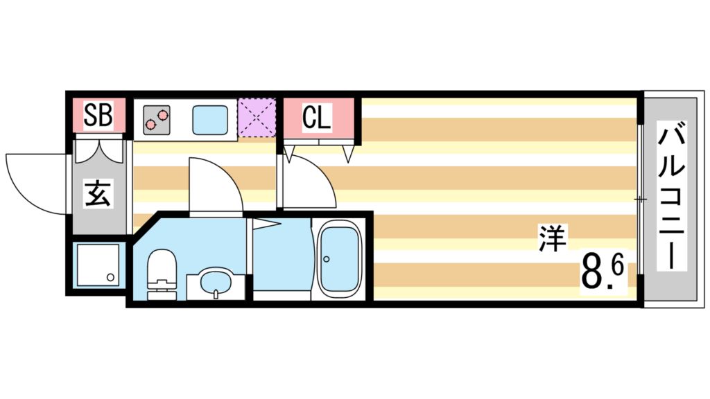7階の間取り図