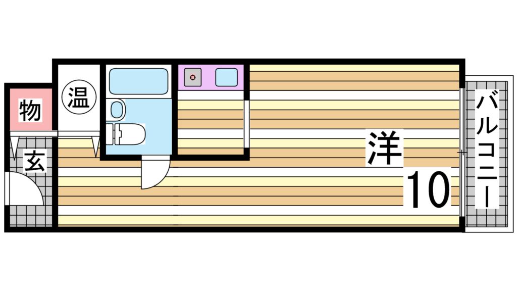 6階の間取り図