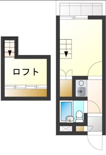 2階の間取り図