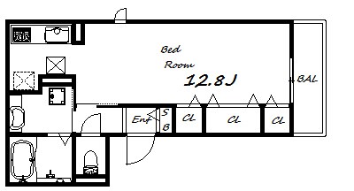 1階の間取り図