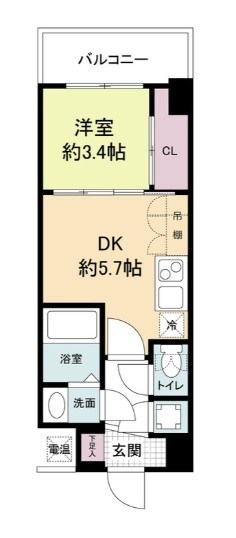 9階の間取り図