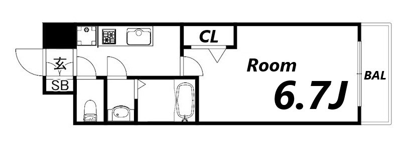 5階の間取り図