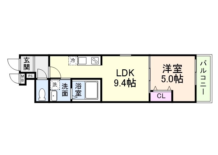 1階の間取り図