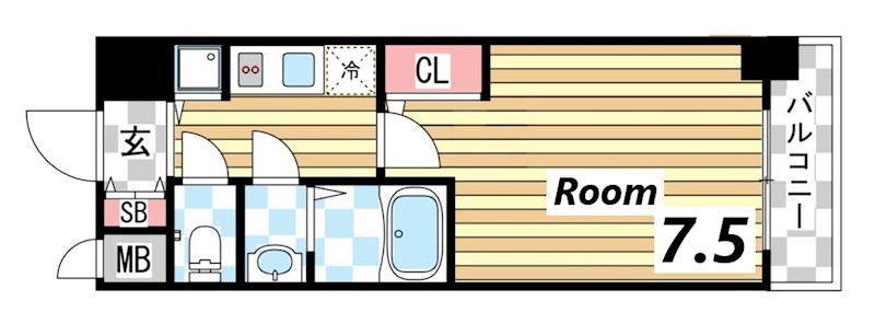7階の間取り図