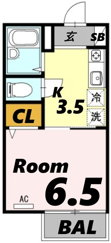 2階の間取り図