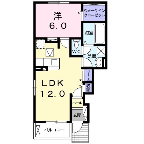 1階の間取り図