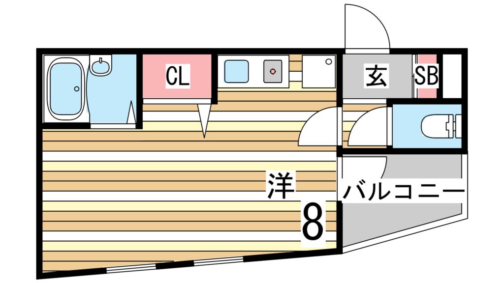 4階の間取り図