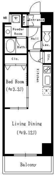 7階の間取り図
