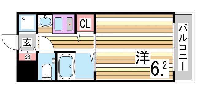 4階の間取り図