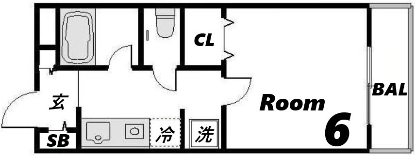 2階の間取り図