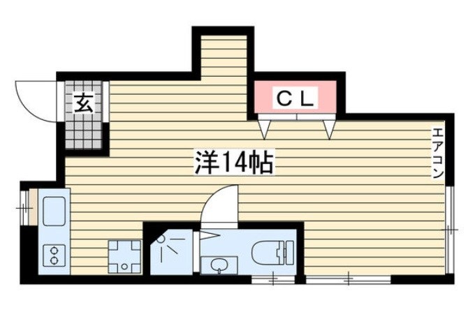 お部屋も広々！