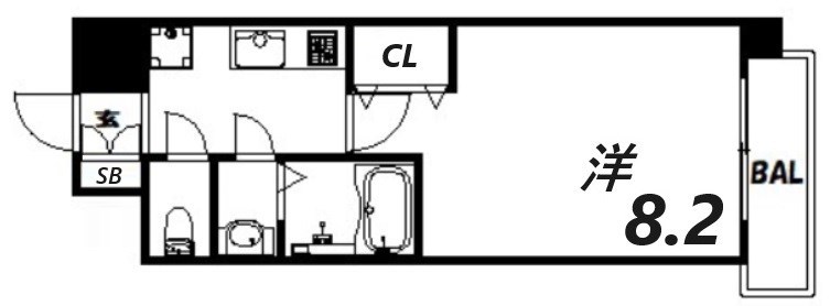 7階の間取り図