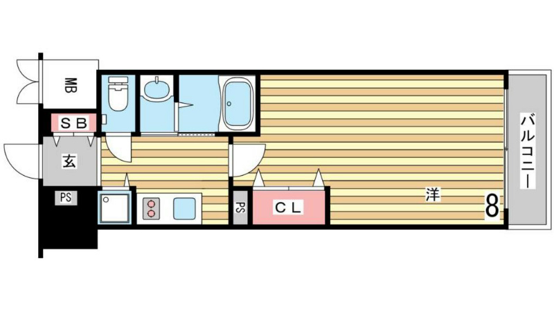 4階の間取り図