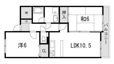 1階の間取り図