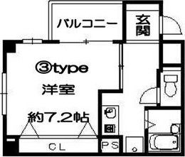 4階の間取り図