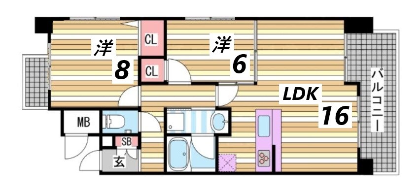 5階の間取り図