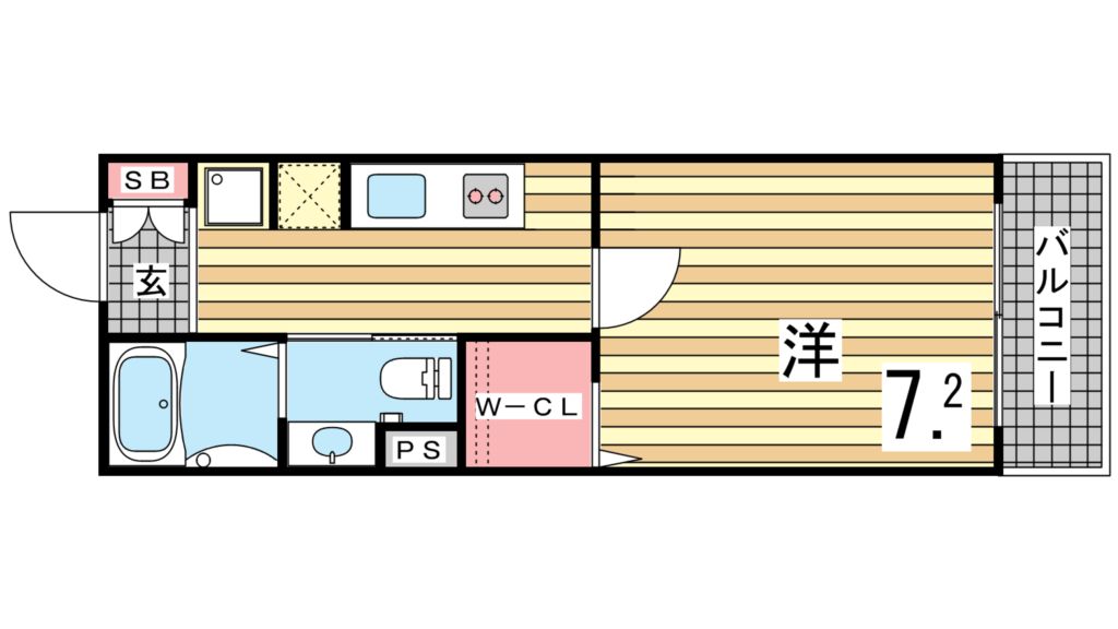 6階の間取り図