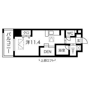 2階の間取り図
