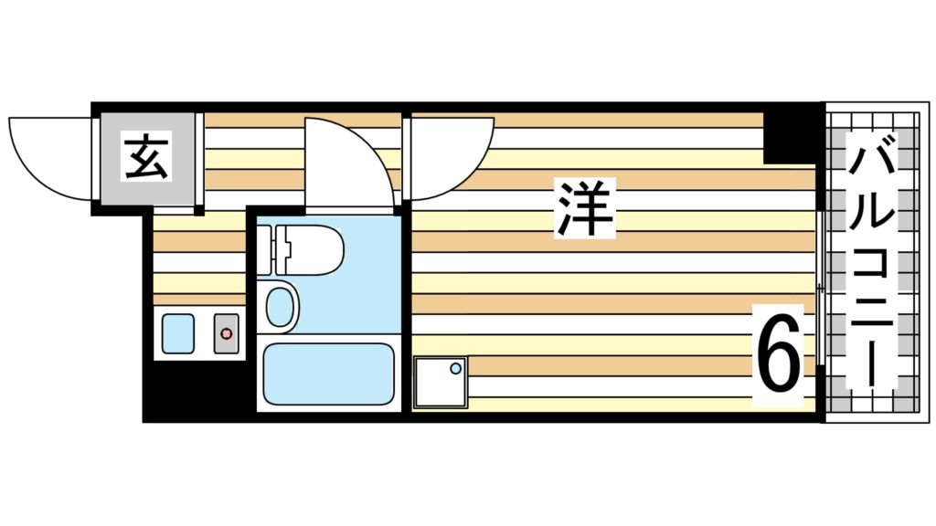 4階の間取り図