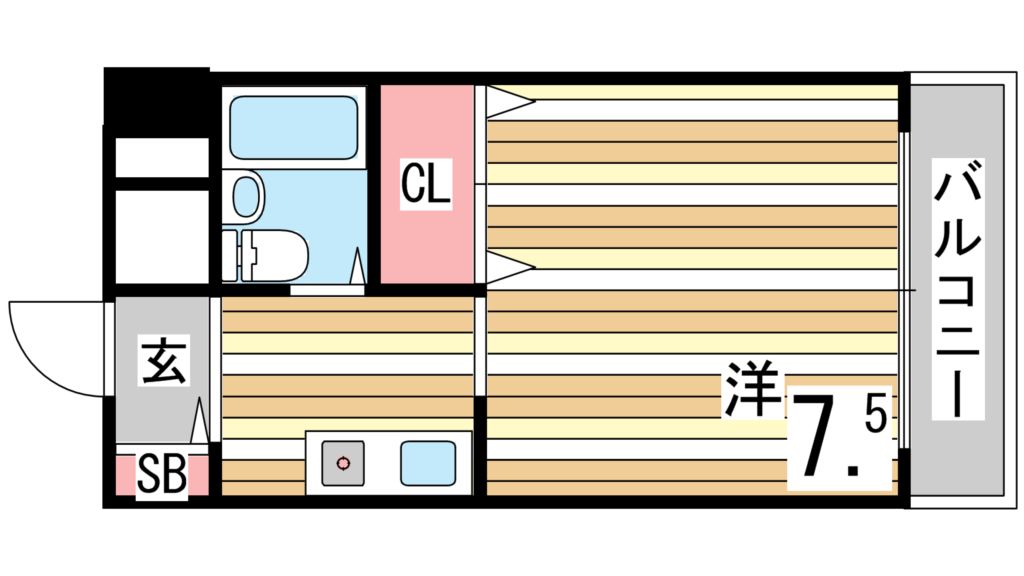 4階の間取り図