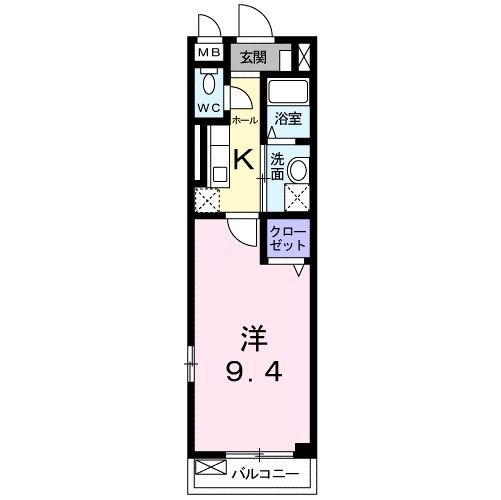 2階の間取り図