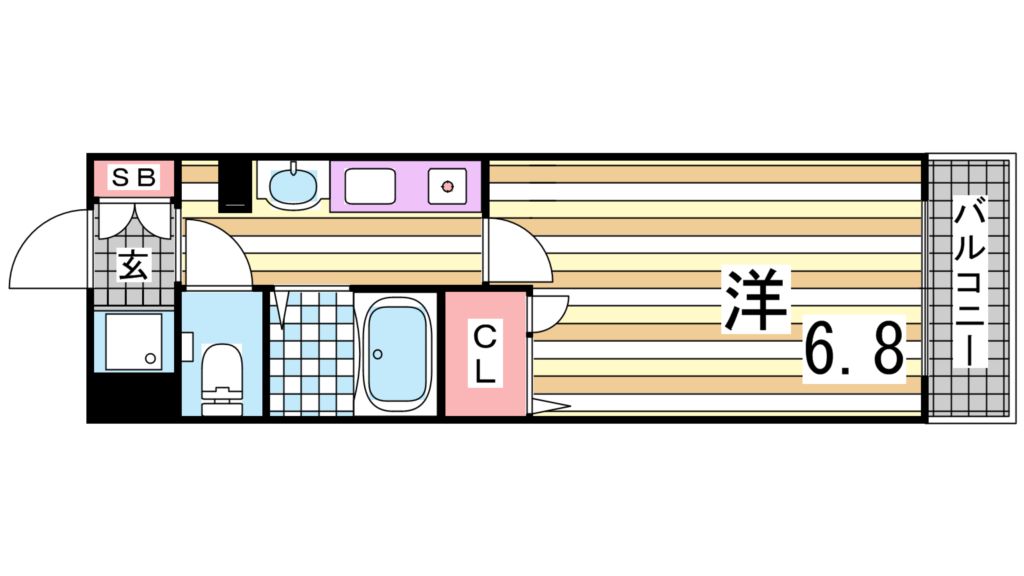 4階の間取り図