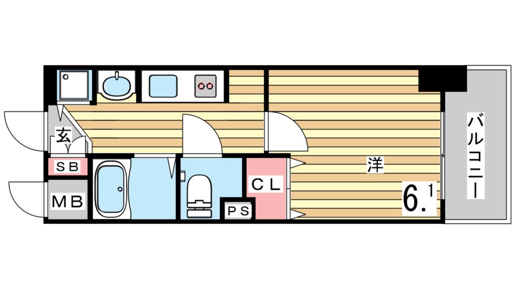 3階の間取り図