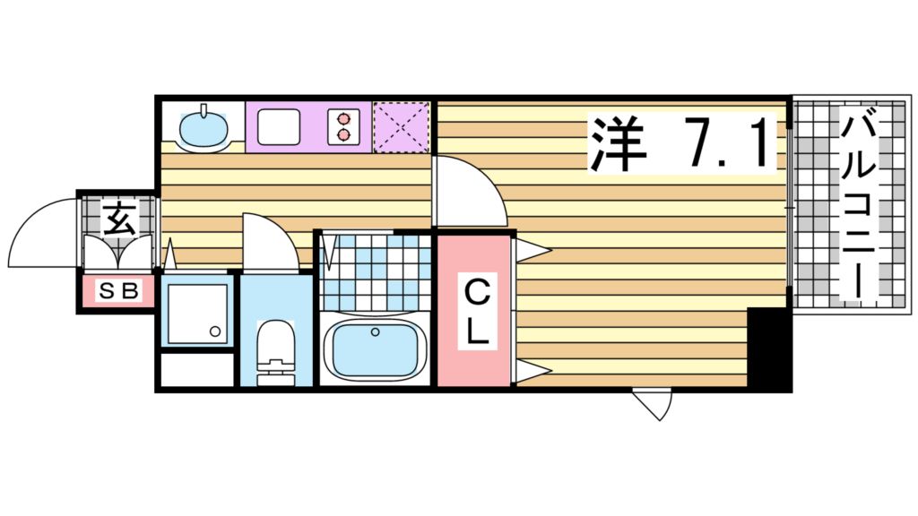 2階の間取り図