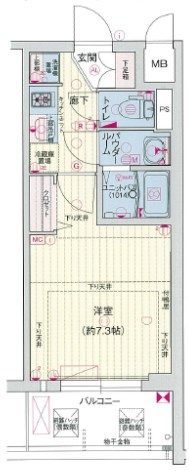 2階の間取り図
