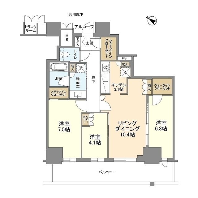 22階の間取り図