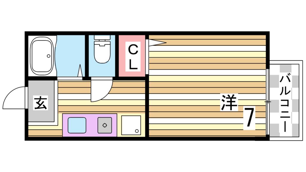 1階の間取り図
