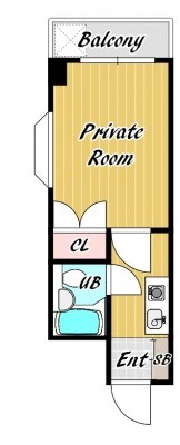 4階の間取り図