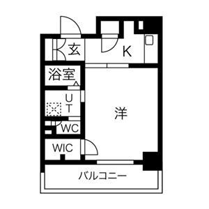 8階の間取り図