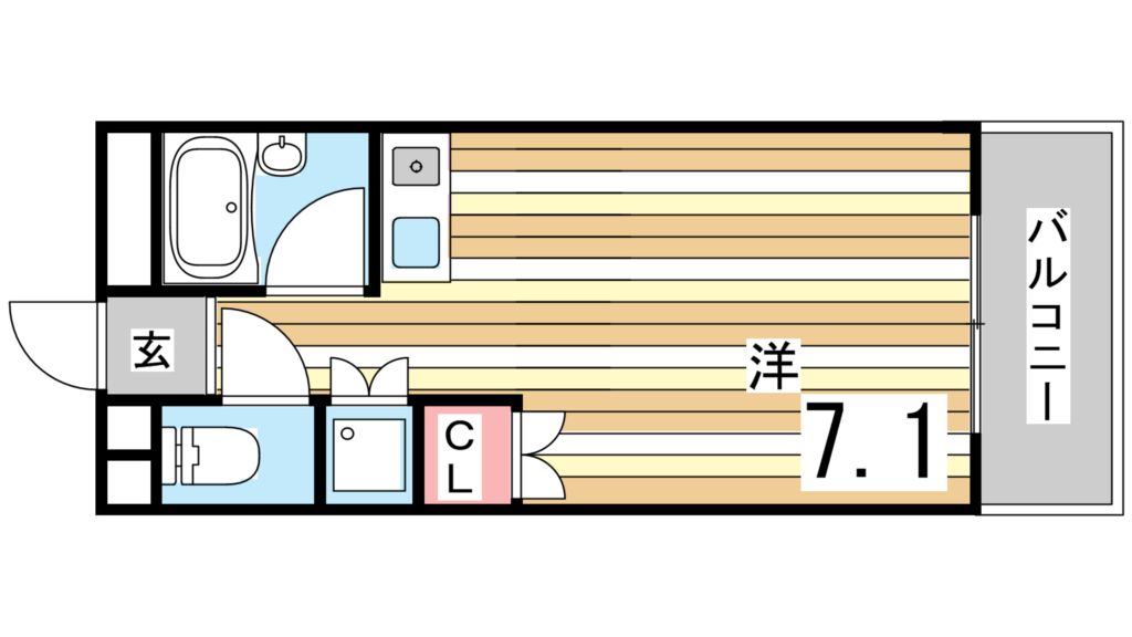 2階の間取り図