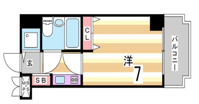 6階の間取り図