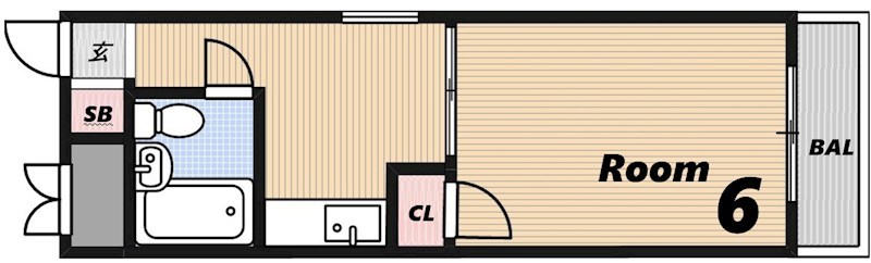 2階の間取り図