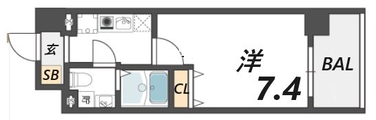 4階の間取り図