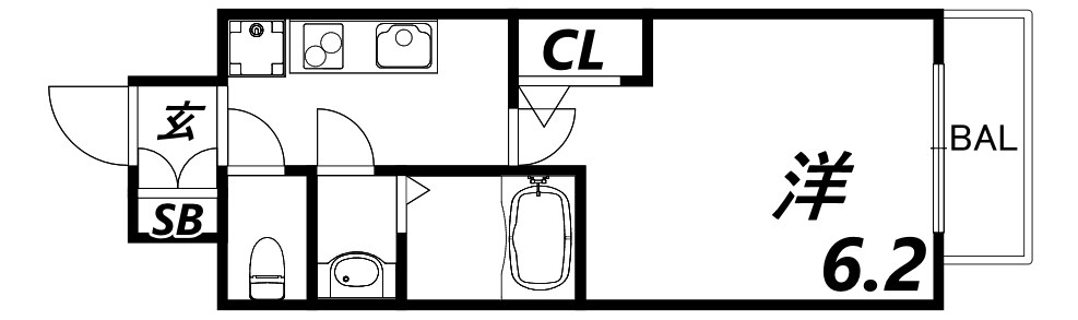 6階の間取り図