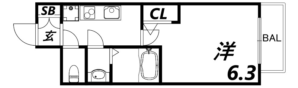 3階の間取り図