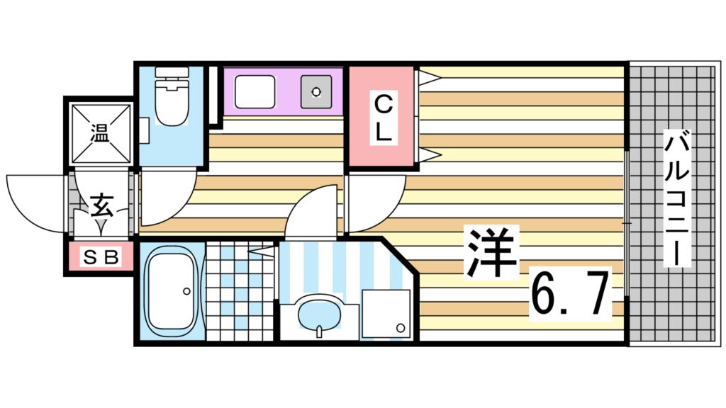 5階の間取り図