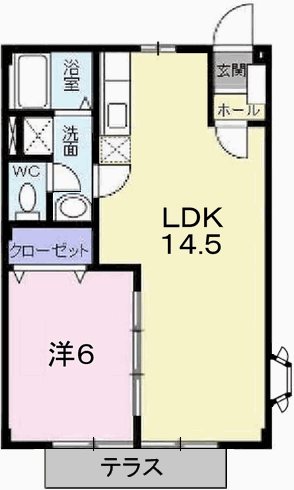 1階の間取り図