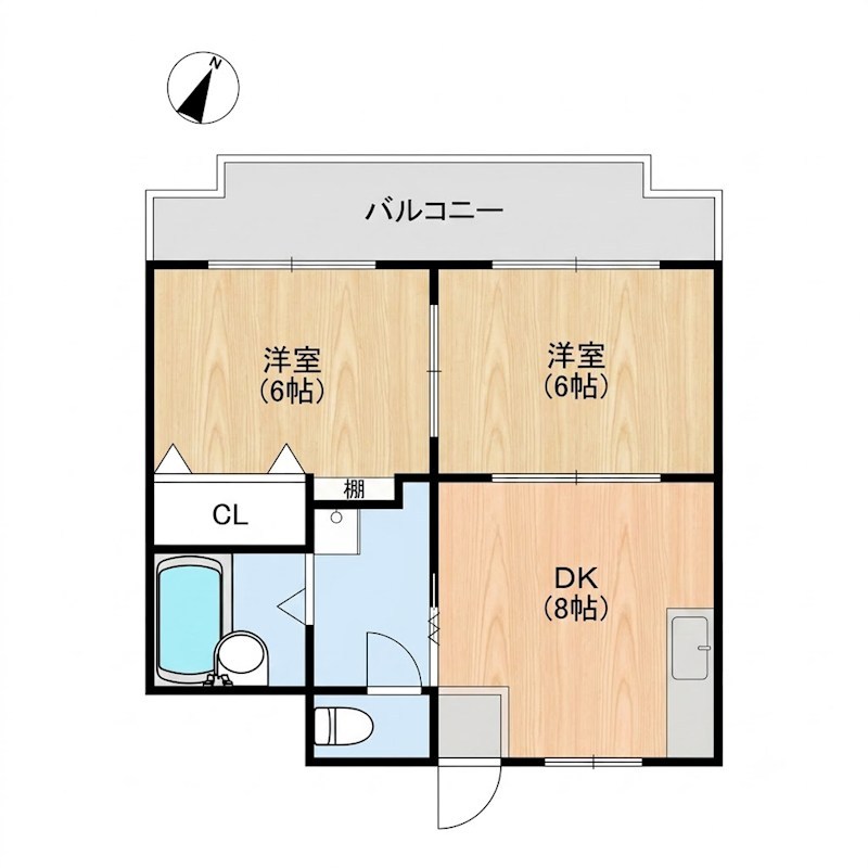 4階の間取り図