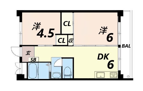 7階の間取り図