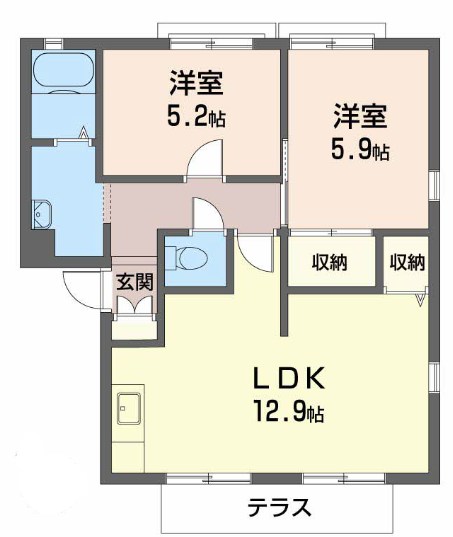 1階の間取り図