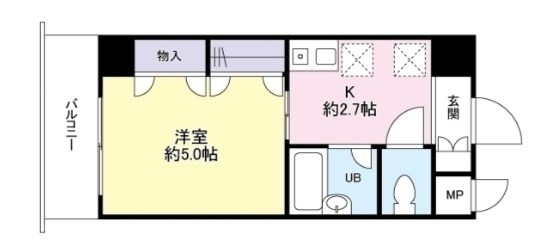 2階の間取り図