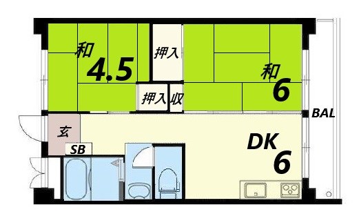 7階の間取り図